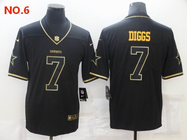 Men's Dallas Cowboys #7 Trevon Diggs Jerseys NO.6;